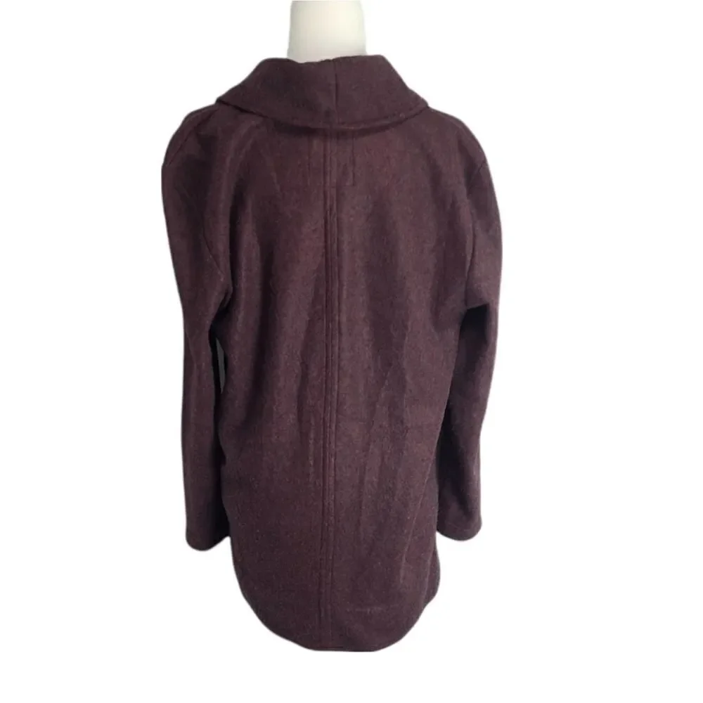 Lilka Women's Burgundy Solid Blazer Size Medium‎